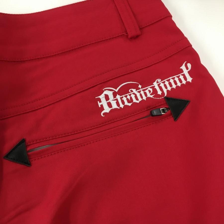 【超美品】バーディーハント パンツ レッド×白 スカル 後ろジップポケット メンズ 30 ゴルフウェア Birdie hunt／30%OFF価格｜reonard｜04