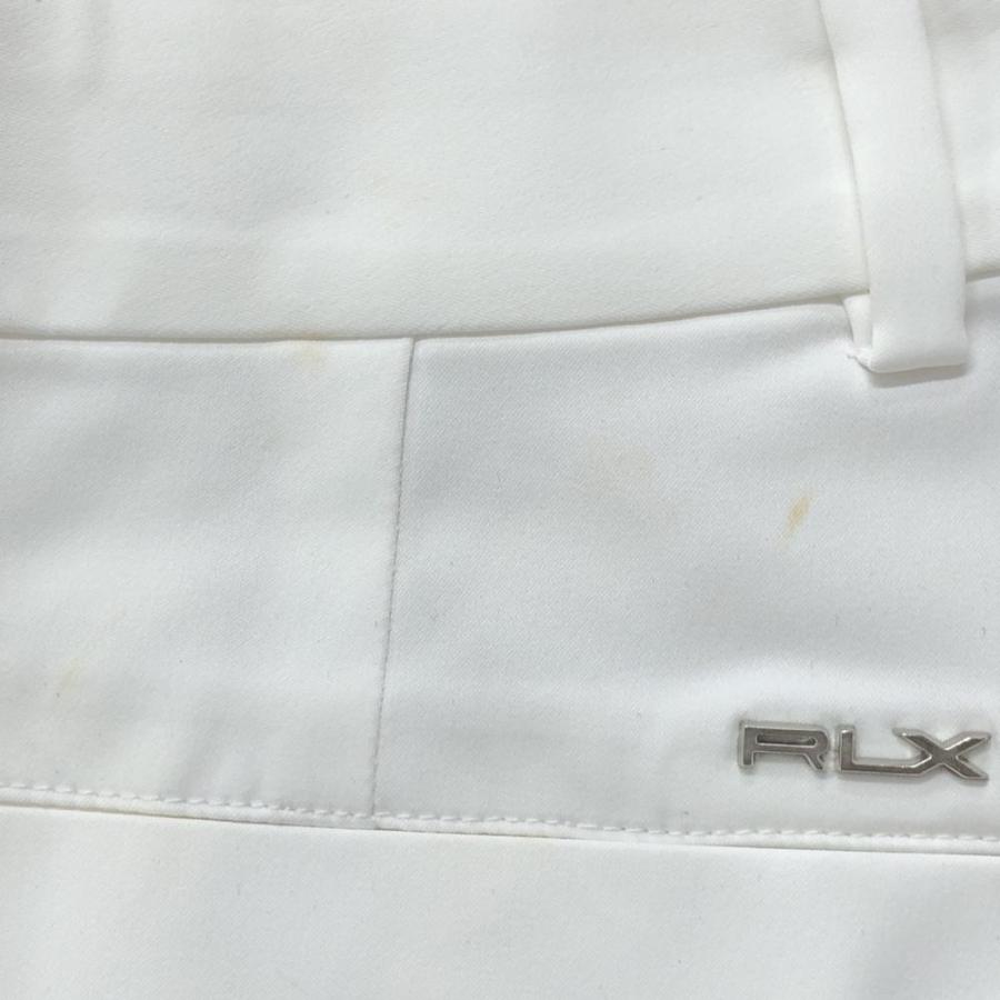 RLX ラルフローレン ハーフパンツ 白 ストレッチ レディース O ゴルフ