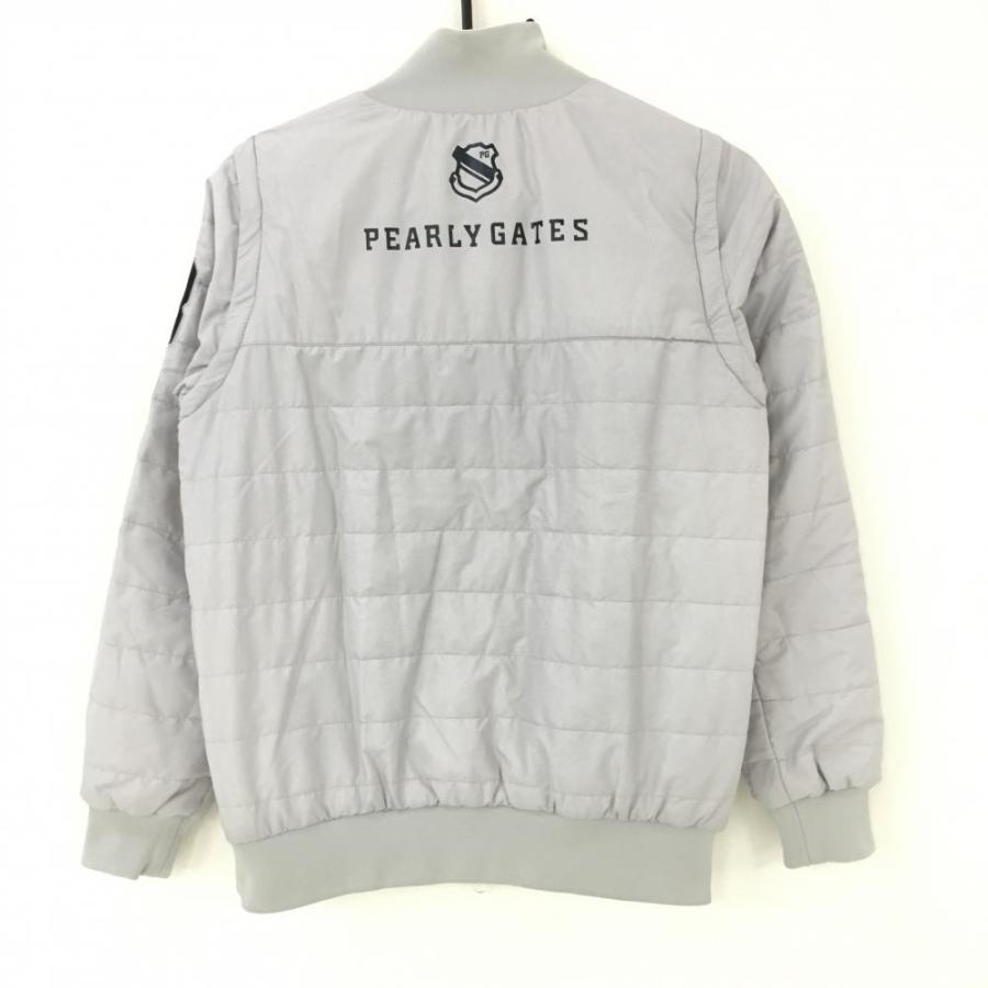 PEARLY GATES パーリーゲイツ 中綿リバーシブルジャケット 白 裏 PEARLY GATES パーリーゲイツ 中綿リバーシブルジャケット 白 裏