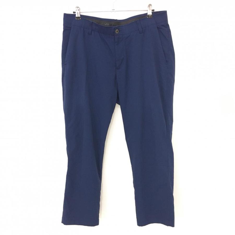 UNDER ARMOUR（アンダーアーマー） パンツ ネイビー ヘリンボーン織