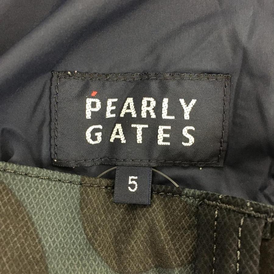 PEARLY GATES（パーリーゲイツ） 中綿パンツ ネイビー×グレー カモフラ