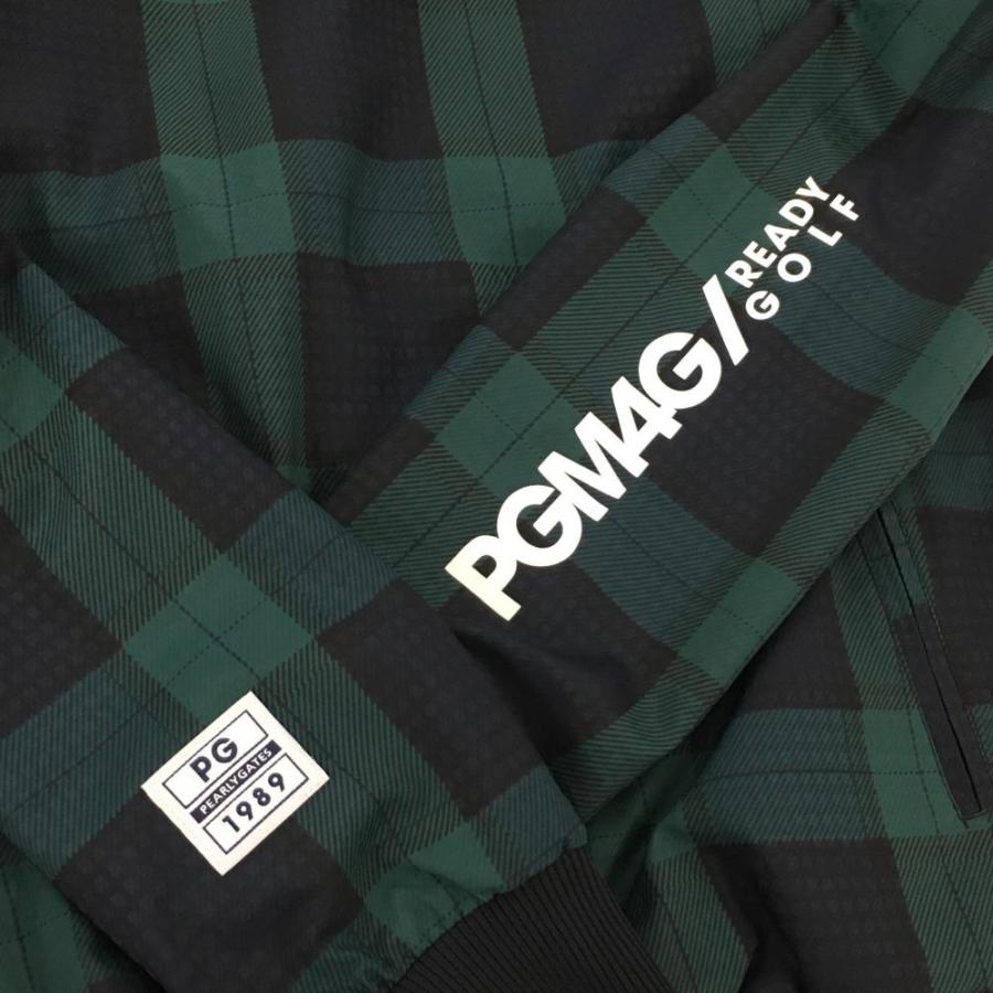 超美品】パーリーゲイツ スニード グリーン×ネイビー チェック 裏地