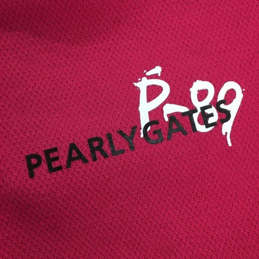 PEARLY GATES（パーリーゲイツ） ジップパーカー ピンク 背面ビック