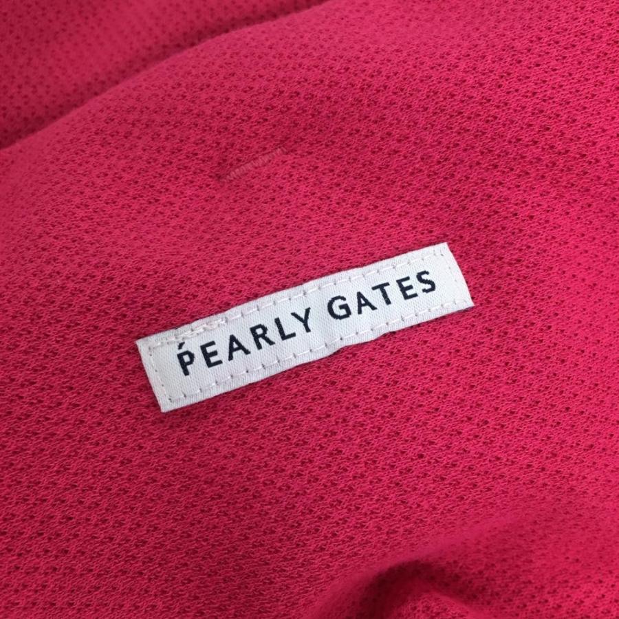 PEARLY GATES（パーリーゲイツ） ジップパーカー ピンク 背面ビック