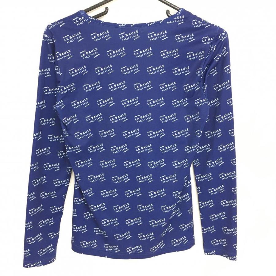 JUN&ROPE'（ジュンアンドロペ） インナーシャツ ネイビー×白 英字総柄