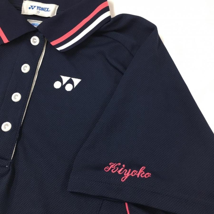 YONEX（ヨネックス） 【美品】ヨネックス 半袖ポロシャツ ネイビー×白