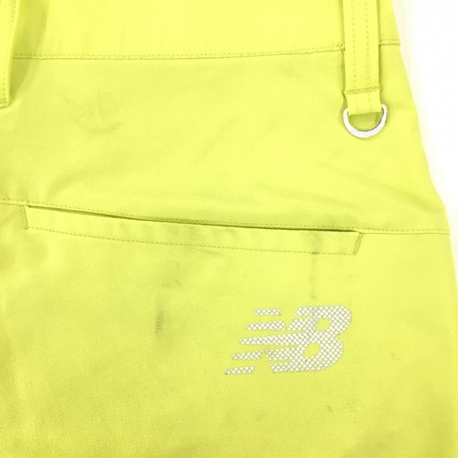 new balance golf ハーフパンツ ストレッチ イエロー サイズ5 New Balance（ニューバランス） ハーフパンツ 蛍光イエロー 無地
