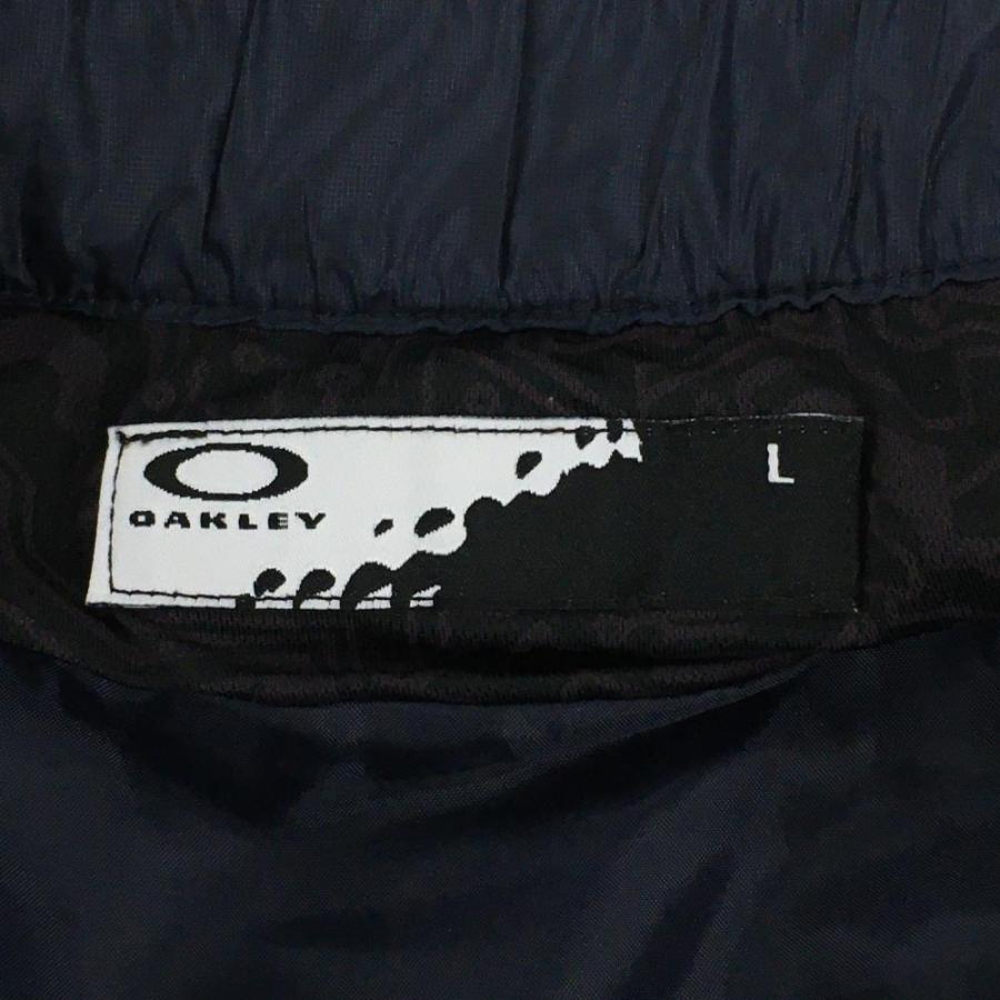 OAKLEY オークリー 中綿パンツ ネイビー×オレンジ キルティング OAKLEY オークリー 中綿パンツ ネイビー×オレンジ キルティング