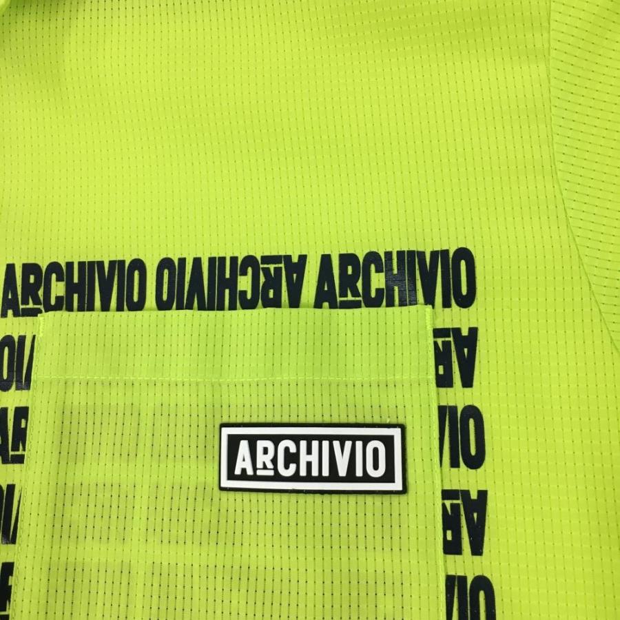 archivio（アルチビオ） 半袖ポロシャツ ライトグリーン×蛍光イエロー