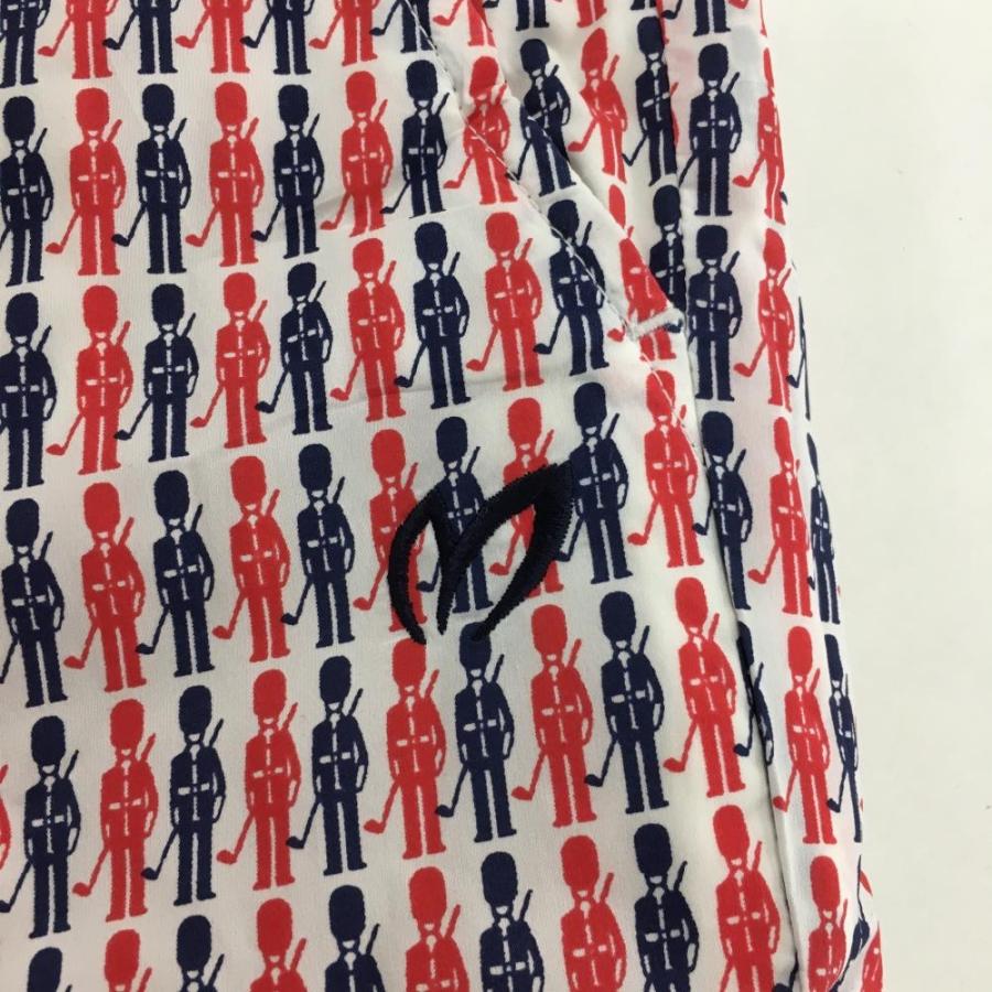 MASTER BUNNY EDITION マスターバニー 中綿ナイロンパンツ 白×レッド