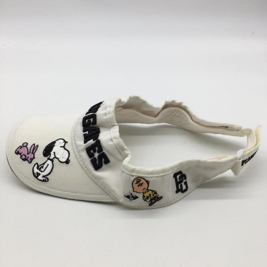 PEARLY GATES（パーリーゲイツ） パーリーゲイツ×PEANUTS サンバイザー