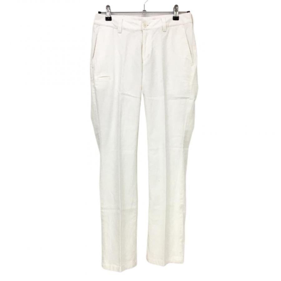 BEAMS ビームスゴルフ パンツ 白 シンプル 表微起毛 レディース