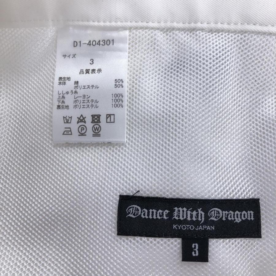 Dance With Dragon ダンスウィズドラゴン ハーフパンツ 白×黒 Dance With Dragon ダンスウィズドラゴン ハーフパンツ 白×黒