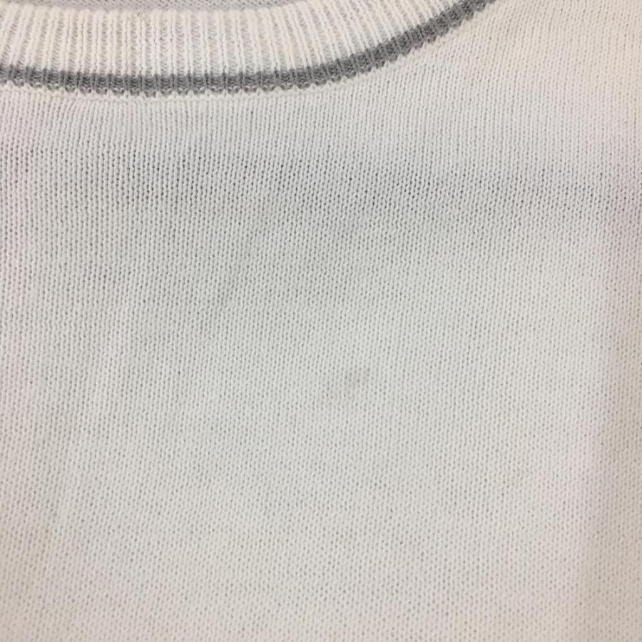LANVIN（ランバン） ランバンスポール セーター 白 袖ラインストーン