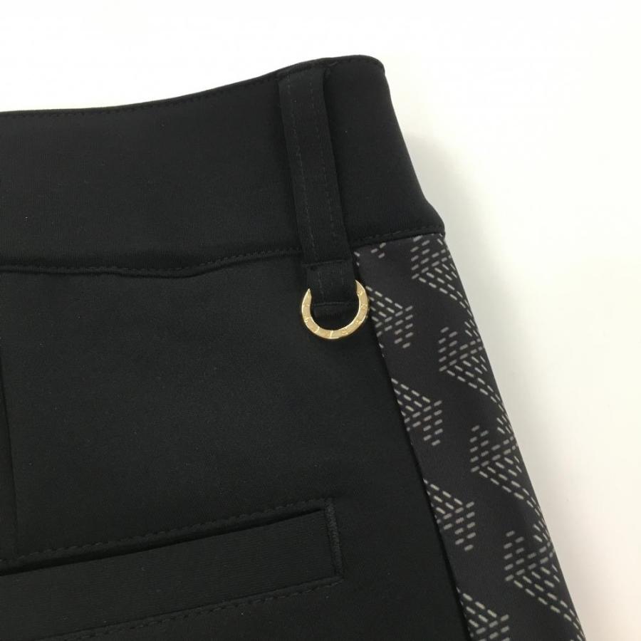 新品】レザレクション ストレッチジョガーパンツ 黒×白 サイド