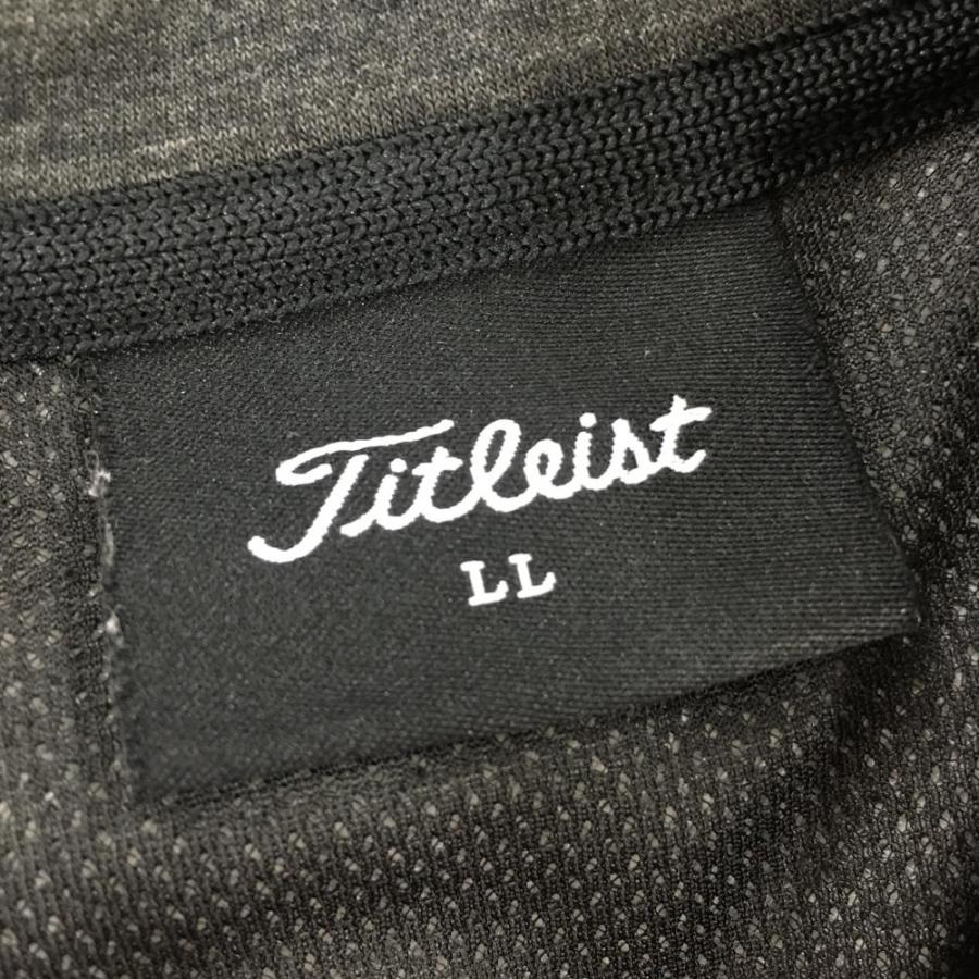 Titleist（タイトリスト） 中綿ジャケット 黒×グレー 裏微起毛