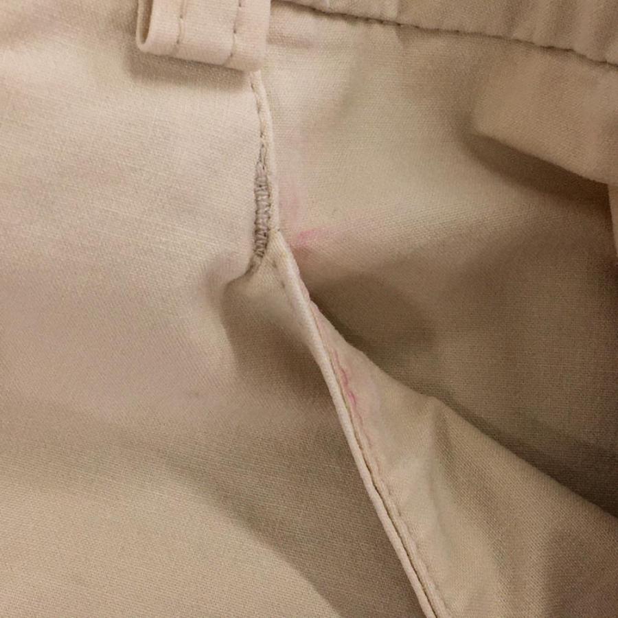 Munsingwear（マンシングウェア） パンツ ベージュ バックロゴ刺しゅう
