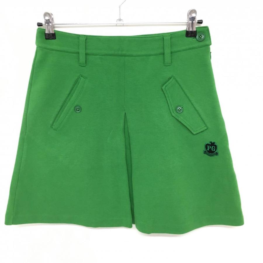 PEARLY GATES ゴルフスカート グリーン PEARLY GATES パーリーゲイツ スカート グリーン ボックスプリーツ