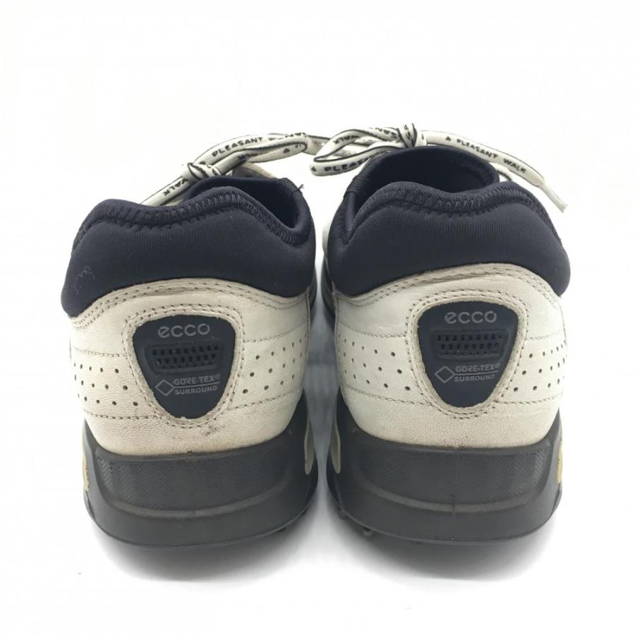 エコー ゴルフシューズ 白×黒 GORE TEX SURROUND メンズ EU39