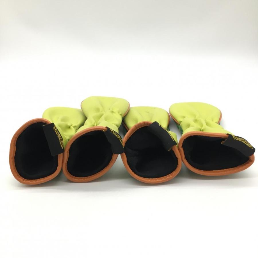 レザレクション ヘッドカバー 4点セット（UT×4）グリーン 総柄 
