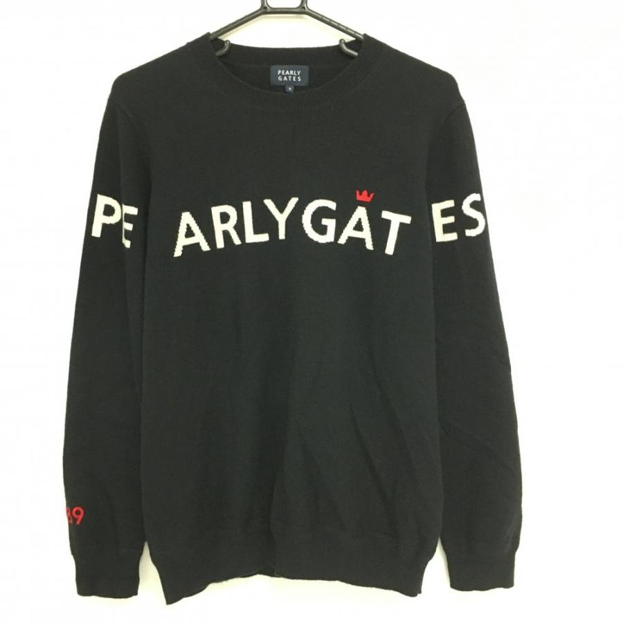 PEARLY GATES 【美品】パーリーゲイツ セーター 黒×白 カシミヤ PEARLY GATES 【美品】パーリーゲイツ セーター 黒×白 カシミヤ