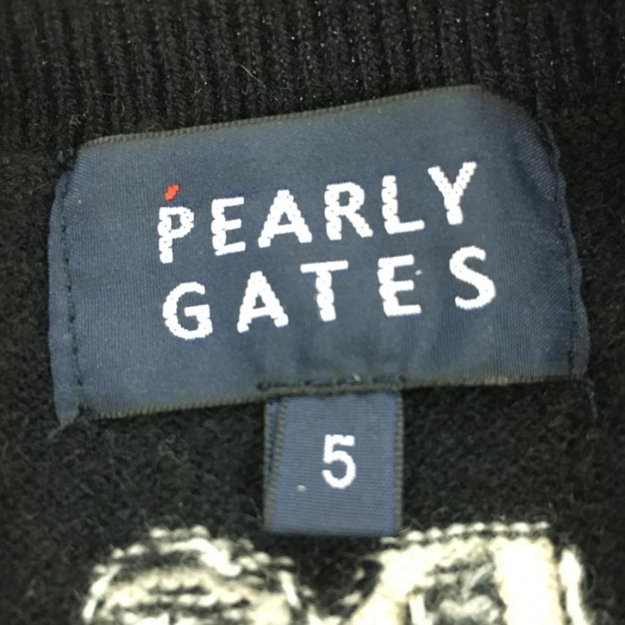 PEARLY GATES 【美品】パーリーゲイツ セーター 黒×白 カシミヤ PEARLY GATES 【美品】パーリーゲイツ セーター 黒×白 カシミヤ