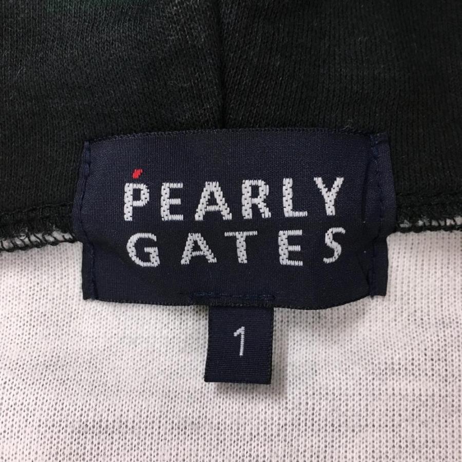 PEARLY GATES パーリーゲイツ ジップパーカー ダークグリーン×黒  