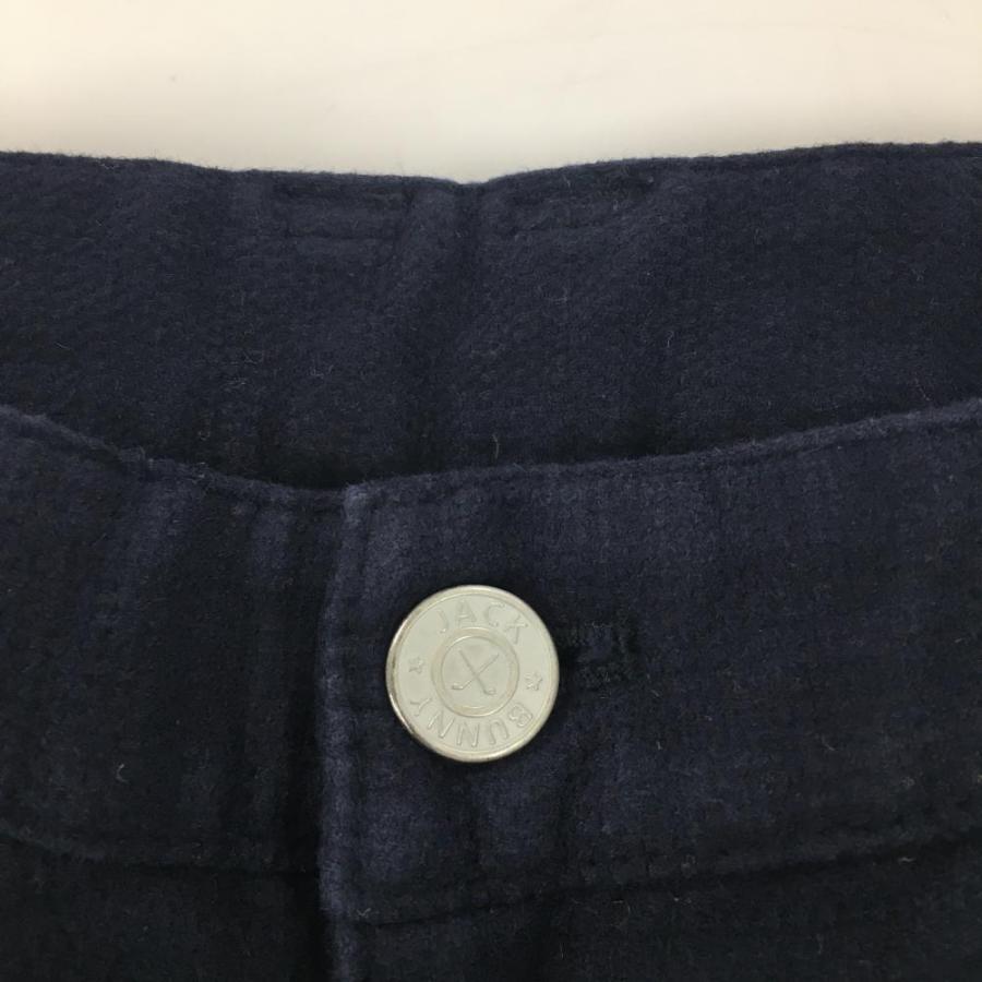 美品】ジャックバニー パンツ ネイビー 裏微起毛 無地 メンズ 5(L