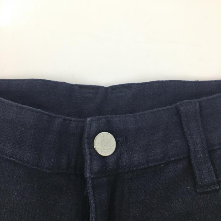 美品】ジャックバニー パンツ ネイビー 裏微起毛 無地 メンズ 5(L