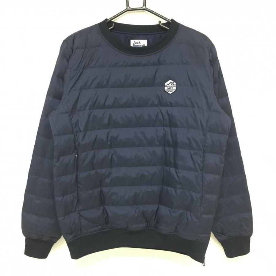 ジャックバニー ダウンスニード ネイビー ロゴ刺しゅう ブルゾン  