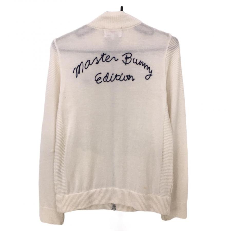 マスターバニーエディション ウール混 ニットジャケット ホワイト 0 MASTER BUNNY EDITION（マスターバニーエディション） マスターバニー