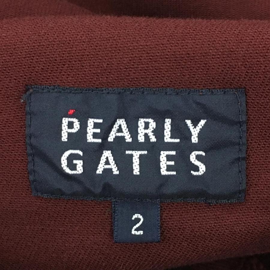 PEARLY GATES（パーリーゲイツ） スカート ボルドー ロゴ刺しゅう