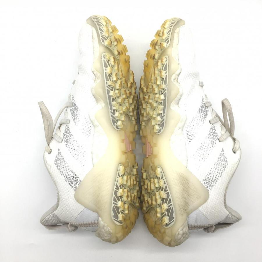 adidas（アディダス） ゴルフシューズ 白×シルバー コードカオス22
