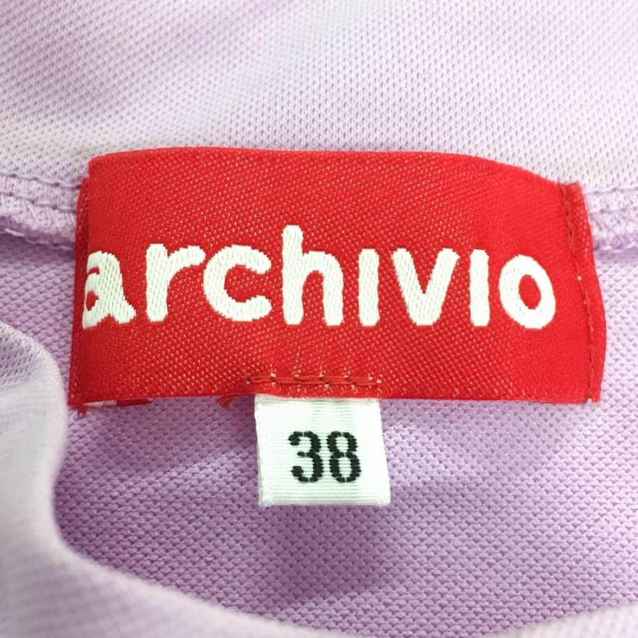 archivio（アルチビオ） ノースリーブハイネックシャツ ピンク 肩