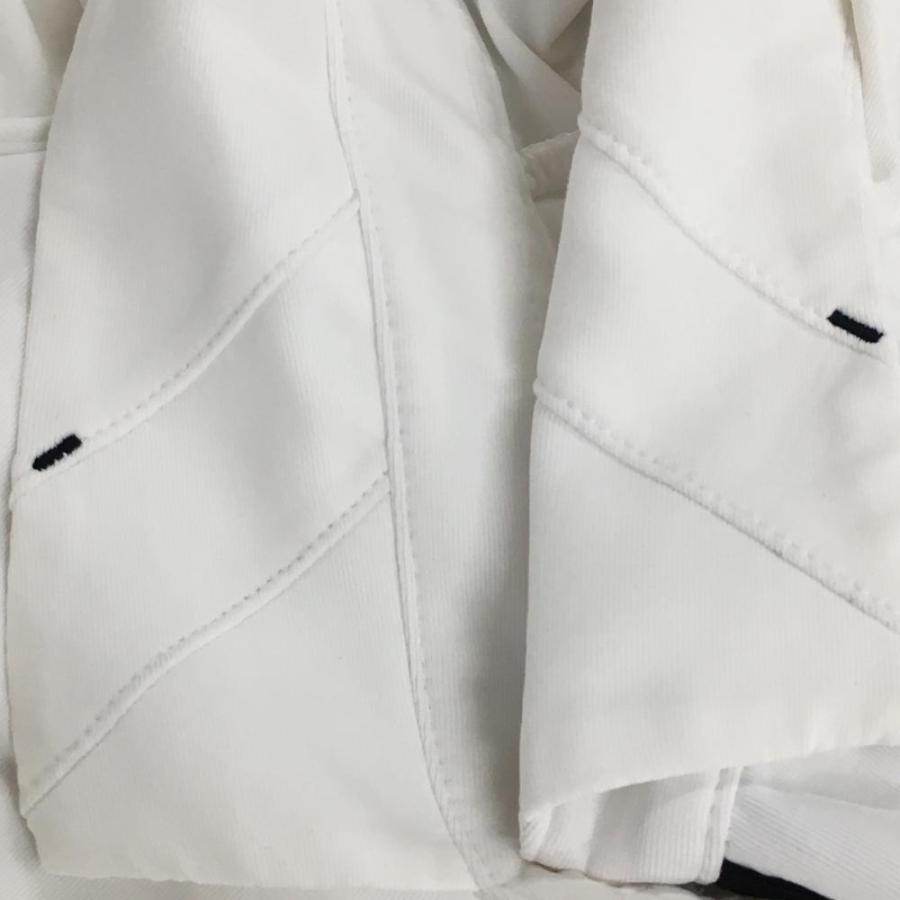 TaylorMade テーラーメイド 半袖ポロシャツ 白×黒 肩ロゴ