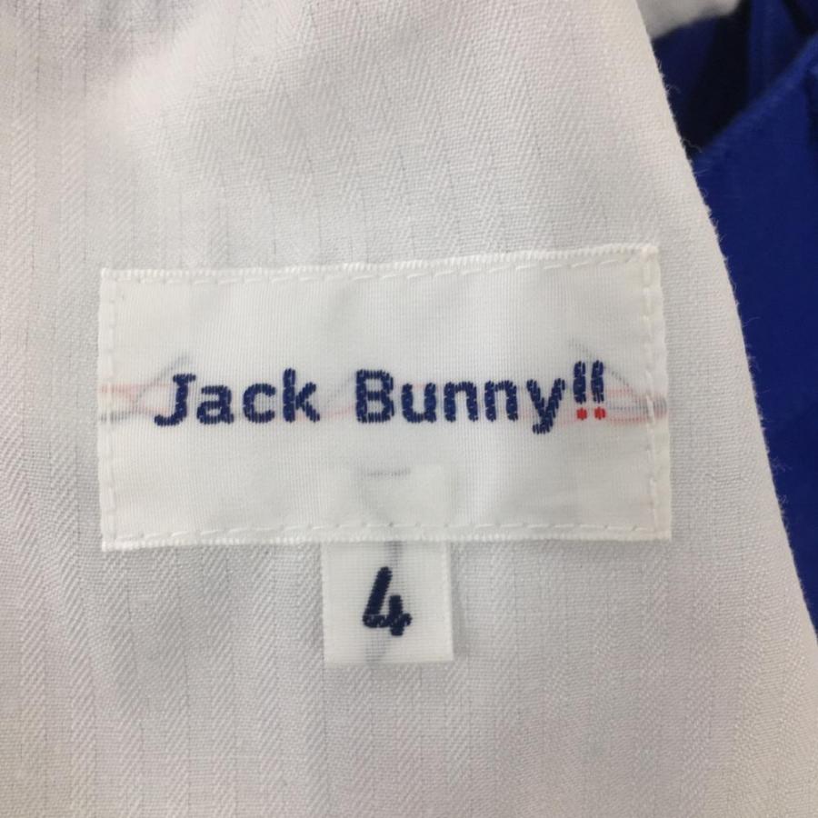 Jack Bunny!!（ジャックバニー） パンツ ブルー×白 バックロゴプリント