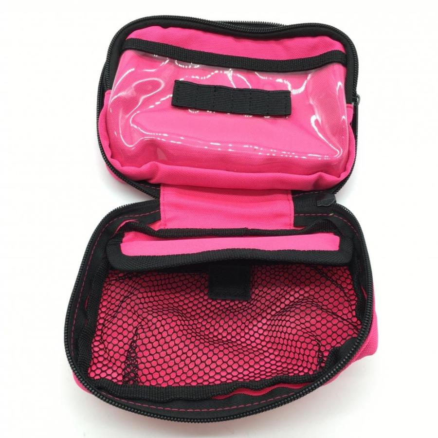 Jack Bunny!! ジャックバニー ポーチ 小物入れ ピンク×白 内側