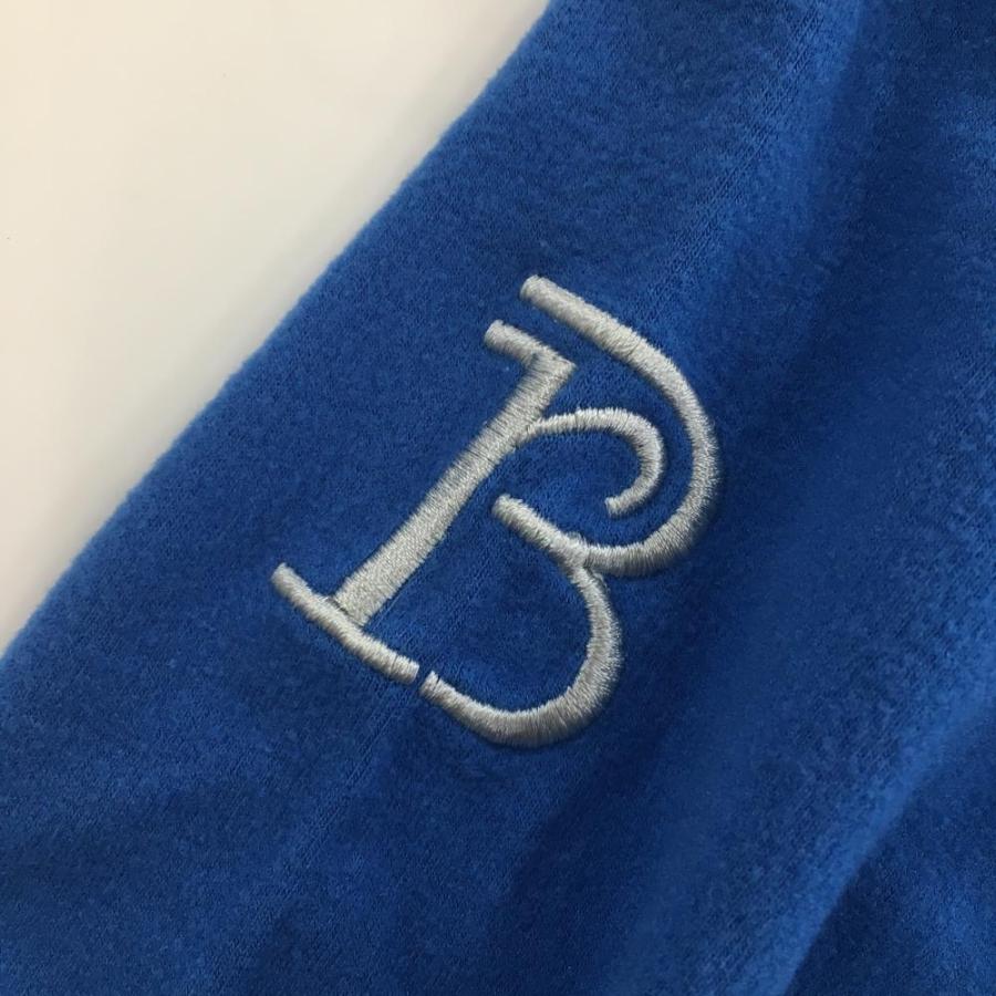 BEAMS（ビームス） ビームスゴルフ 長袖ハイネックシャツ ブルー 表微