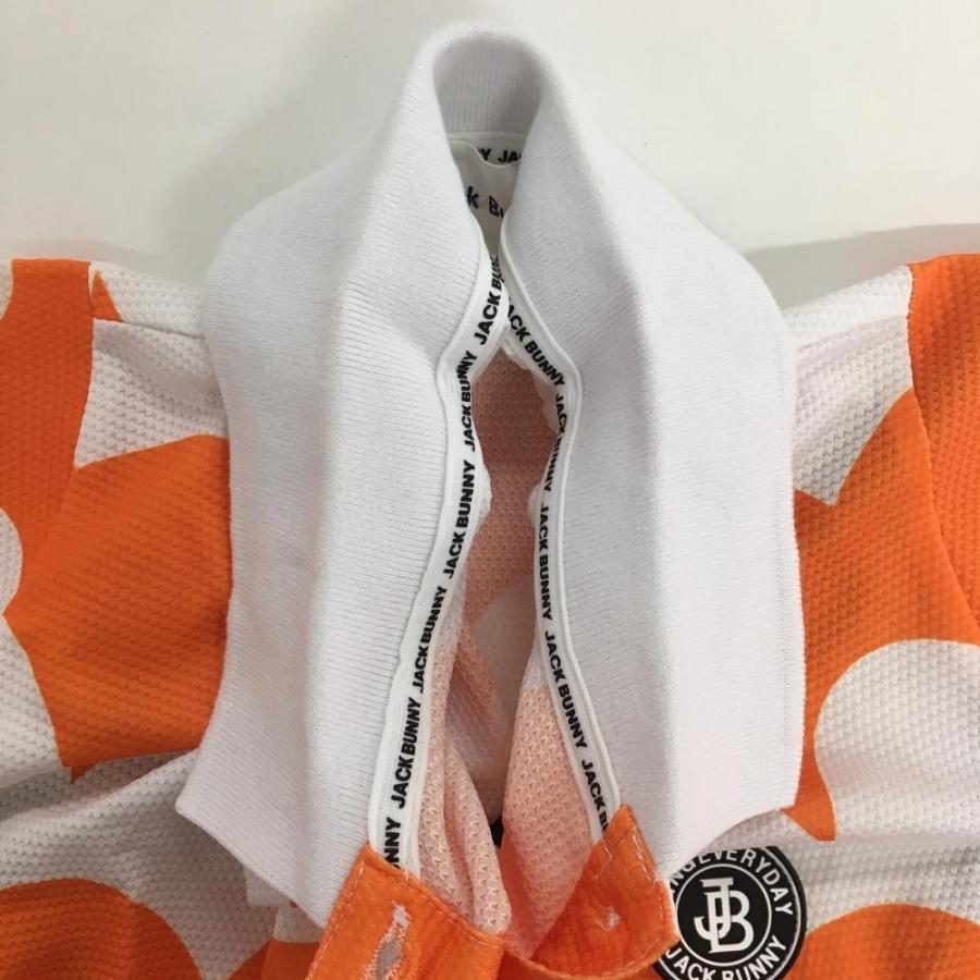 JACK BUNNY ジャックバニー 半袖ポロシャツ チェック イエロー系 サイズ：2 ランク：A- 【中古】ゴルフウェア ポロシャツ 中古ゴルフウェア 通販サイトSTST(ストスト)