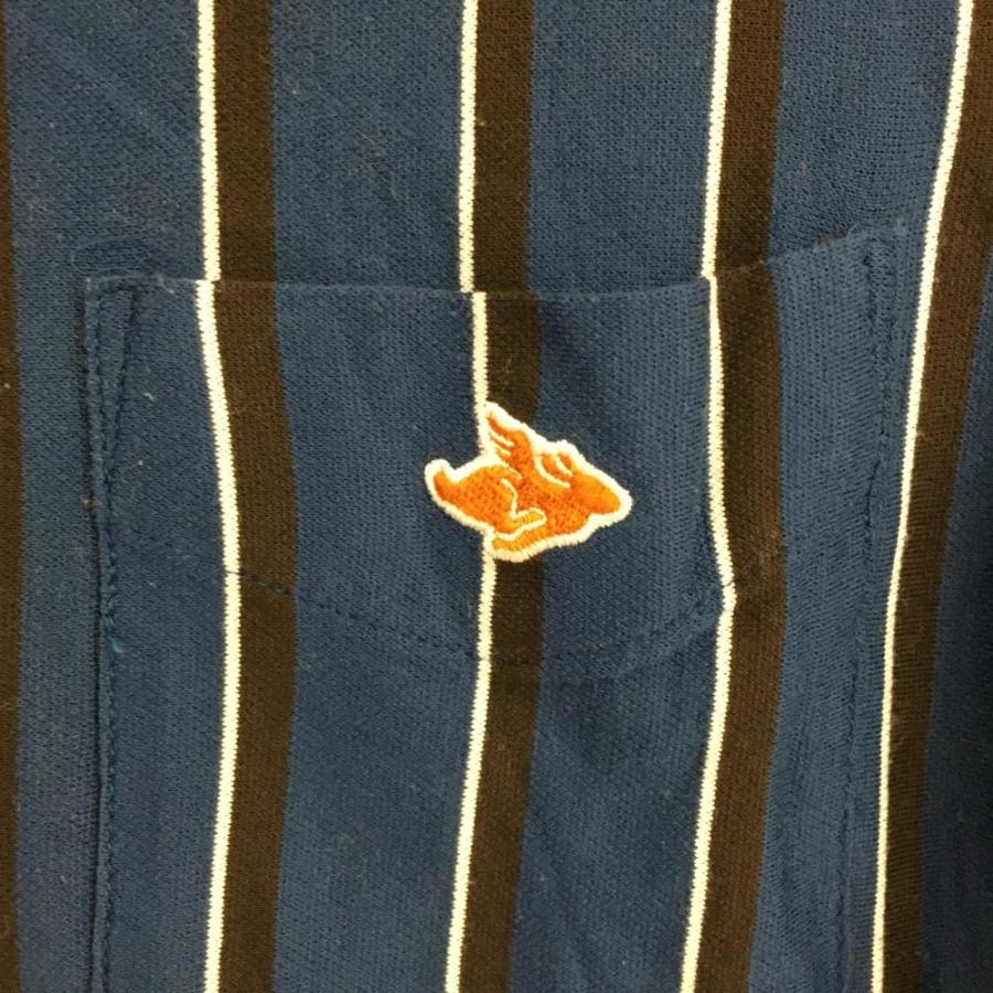 PEARLY GATES（パーリーゲイツ） 長袖ポロシャツ ネイビー×黒