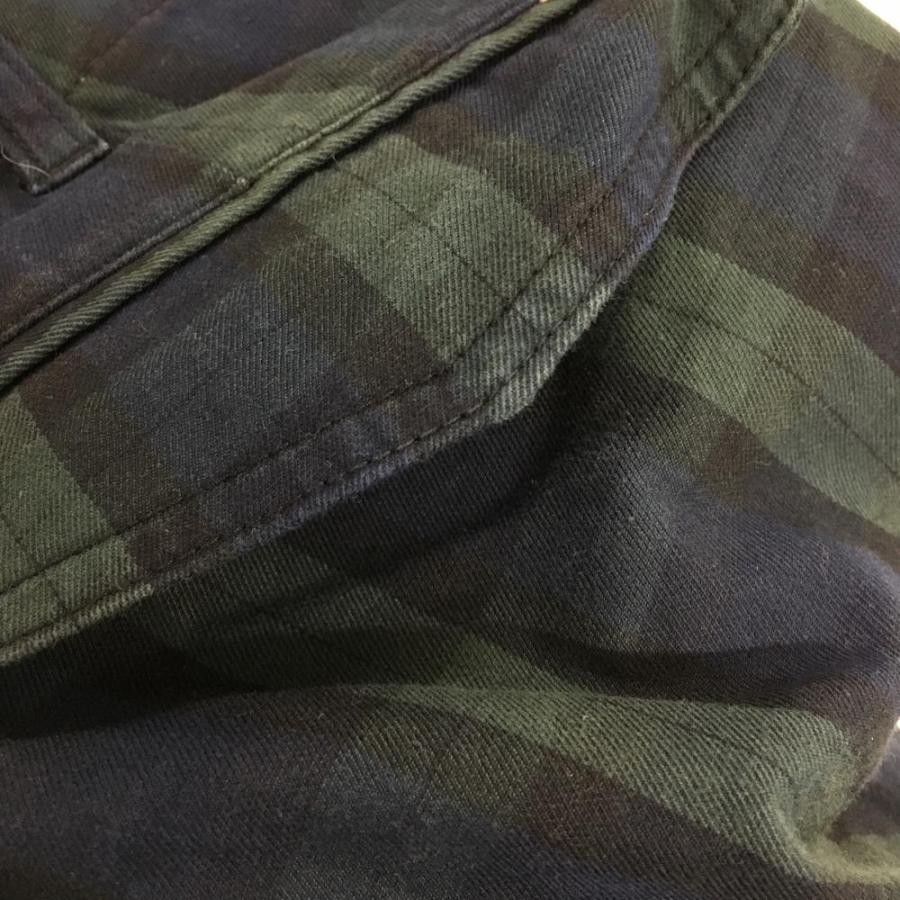 BEAMS ビームスゴルフ カーゴパンツ ネイビー×グリーン チェック BEAMS ビームスゴルフ カーゴパンツ ネイビー×グリーン チェック