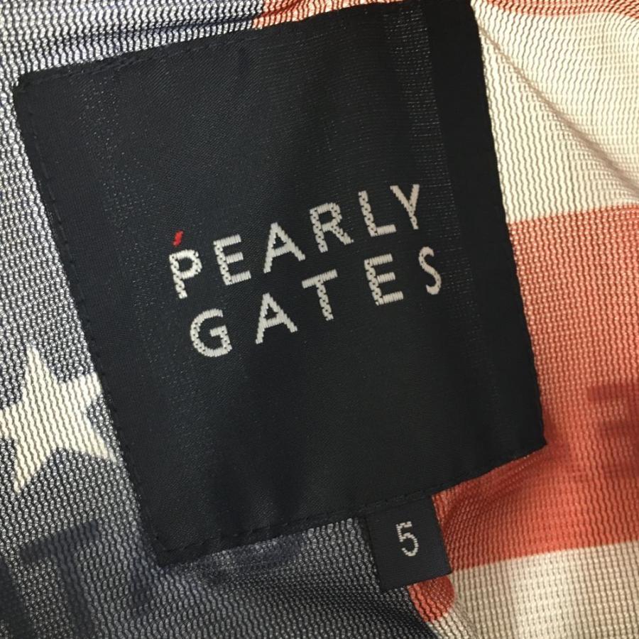 パーリーゲイツ　PEARLYGATES ジャケット　ブルゾン　美品　星条旗柄 PEARLY GATES/パーリーゲイツ×komatsu撥水パーカ5(星条旗柄