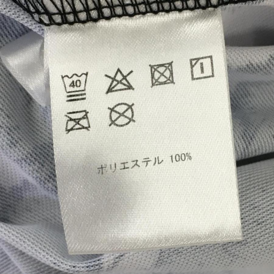美品】ラウドマウス 半袖ポロワンピース グレー×白 パンダ 総柄 共布
