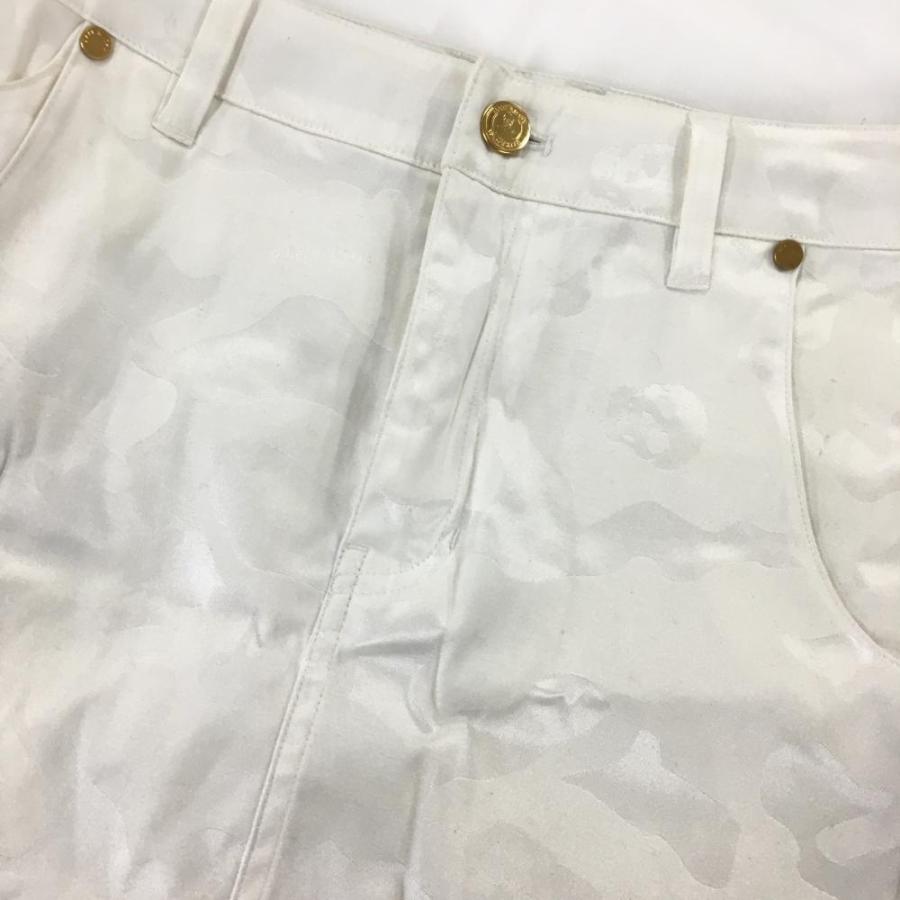 MARK&LONA マークアンドロナ スカート 白 迷彩 カモフラ スカル