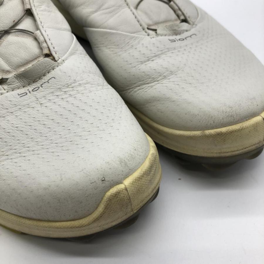 エコー ゴルフシューズ 白×グレー 12551352313 HYBRID3 BIOM