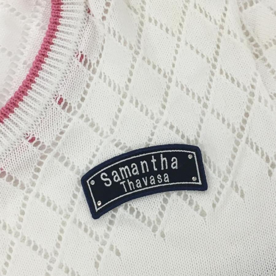 Samantha Thavasa（サマンサタバサ） No.7 セーター 白×ピンク 上部