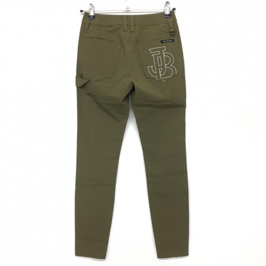 新品】ジャックバニー パンツ カーキ バックロゴ ストレッチ