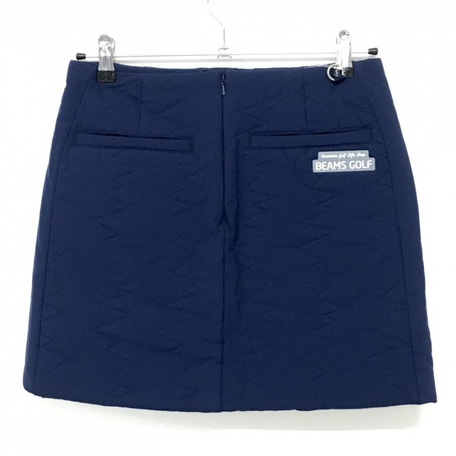 BEAMS（ビームス） ビームスゴルフ 中綿スカート ネイビー ステッチ