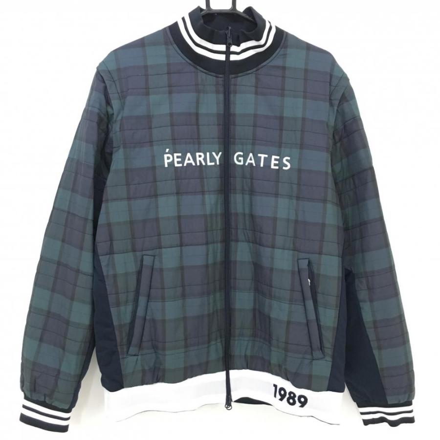 PEARLY GATES（パーリーゲイツ） 中綿リバーシブルジャケット グリーン