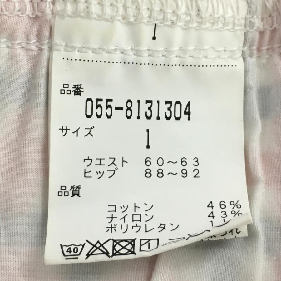 【美品】パーリーゲイツ パンツ 白×レッド×ネイビー チェック ティー装着可 レディース 1(M) ゴルフウェア PEARLY GATES／10%OFF価格｜reonard｜06